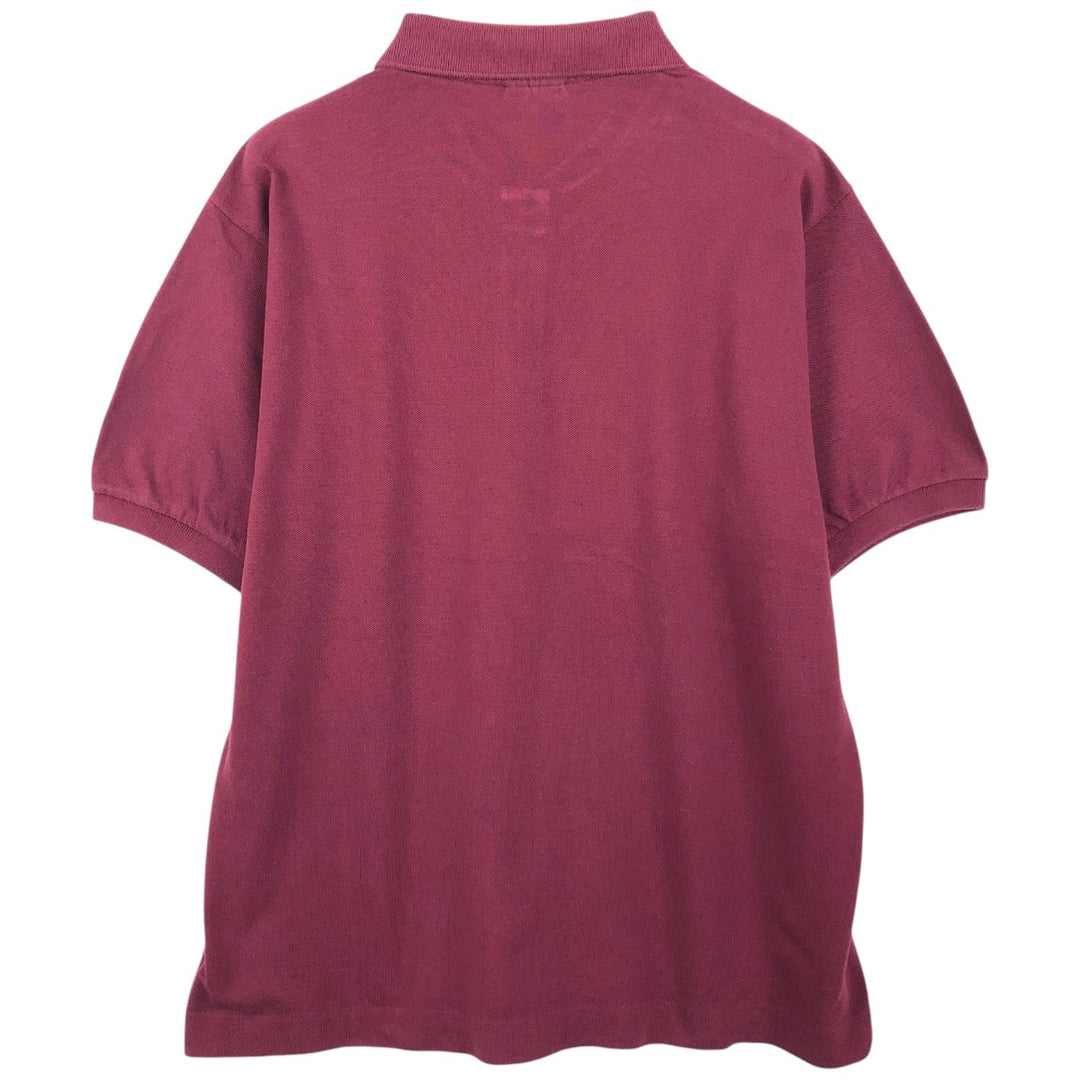 Lacoste LACOSTE Short Sleeve Polo Shirt Size 6 Men's XL cotton burgundy type Vintage Second Hand