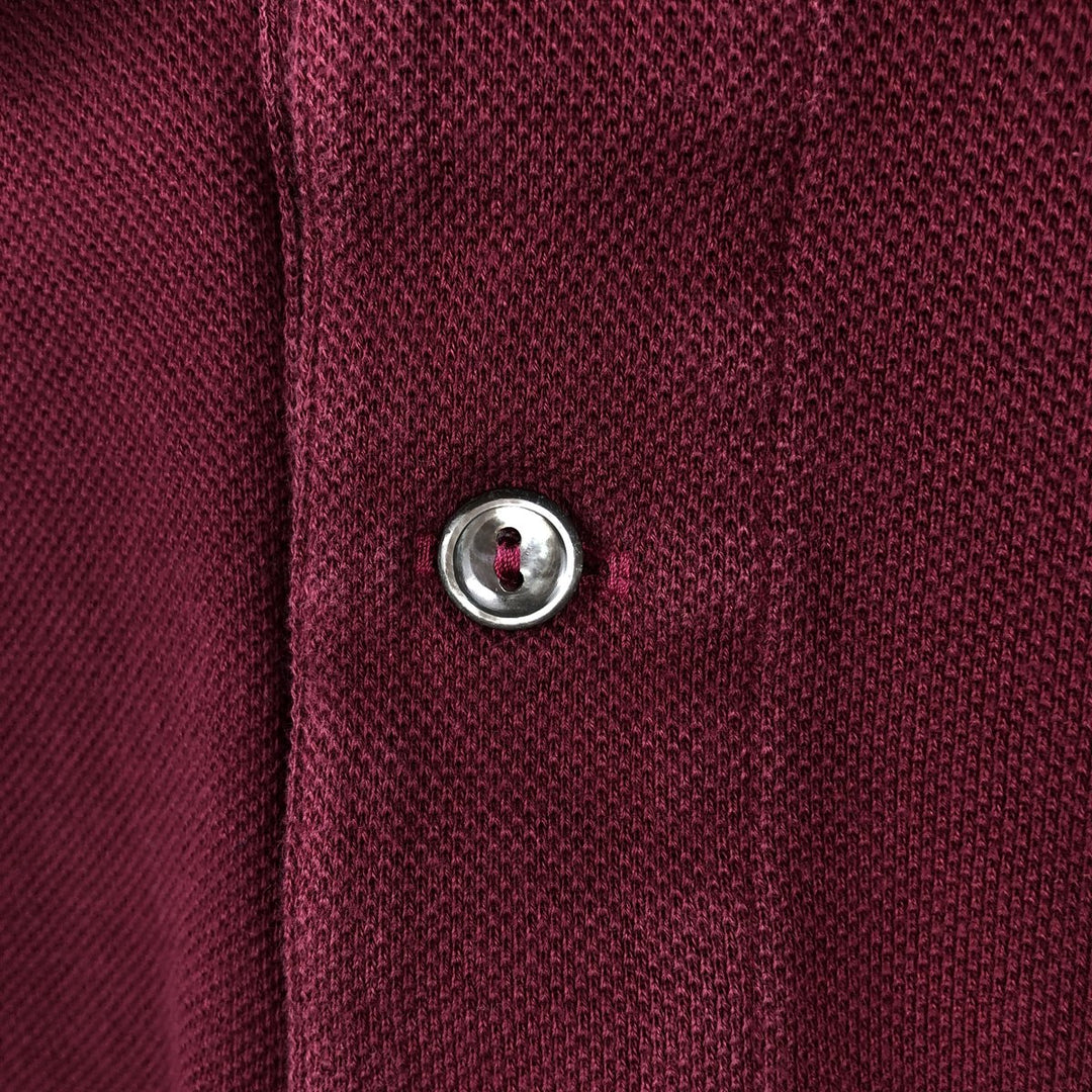 Lacoste LACOSTE Short Sleeve Polo Shirt Size 6 Men's XL cotton burgundy type Vintage Second Hand