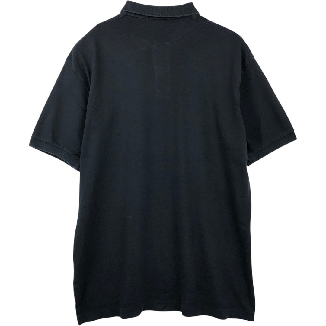 Ralph Lauren POLO by Ralph Lauren short sleeve polo shirt, men's size L cotton black type Vintage Second Hand
