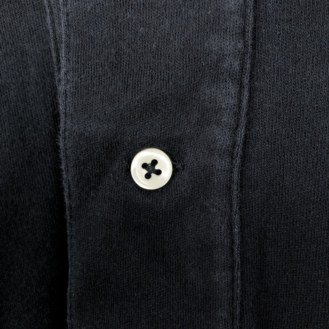 Ralph Lauren POLO by Ralph Lauren short sleeve polo shirt, men's size L cotton black type Vintage Second Hand