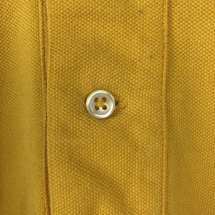 Ralph Lauren POLO by Ralph Lauren short sleeve polo shirt, men's XL size cotton yellow type Vintage Second Hand