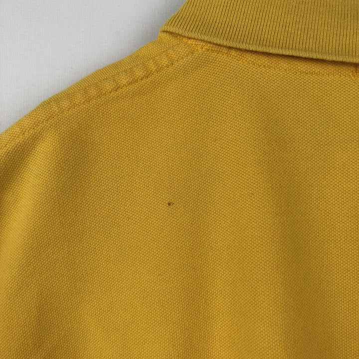 Ralph Lauren POLO by Ralph Lauren short sleeve polo shirt, men's XL size cotton yellow type Vintage Second Hand