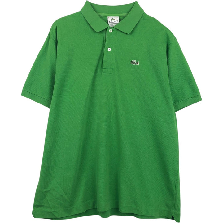 Lacoste LACOSTE French design short sleeve polo shirt size 6 men's XL equivalent cotton green type Vintage Second Hand