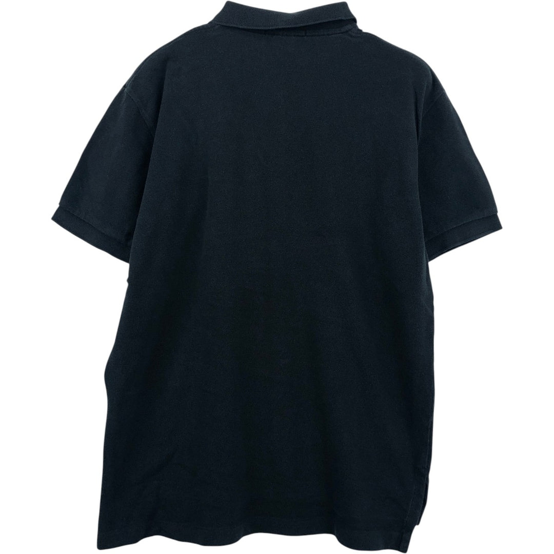 Ralph Lauren POLO by Ralph Lauren short sleeve polo shirt, men's size M cotton black type Vintage Second Hand