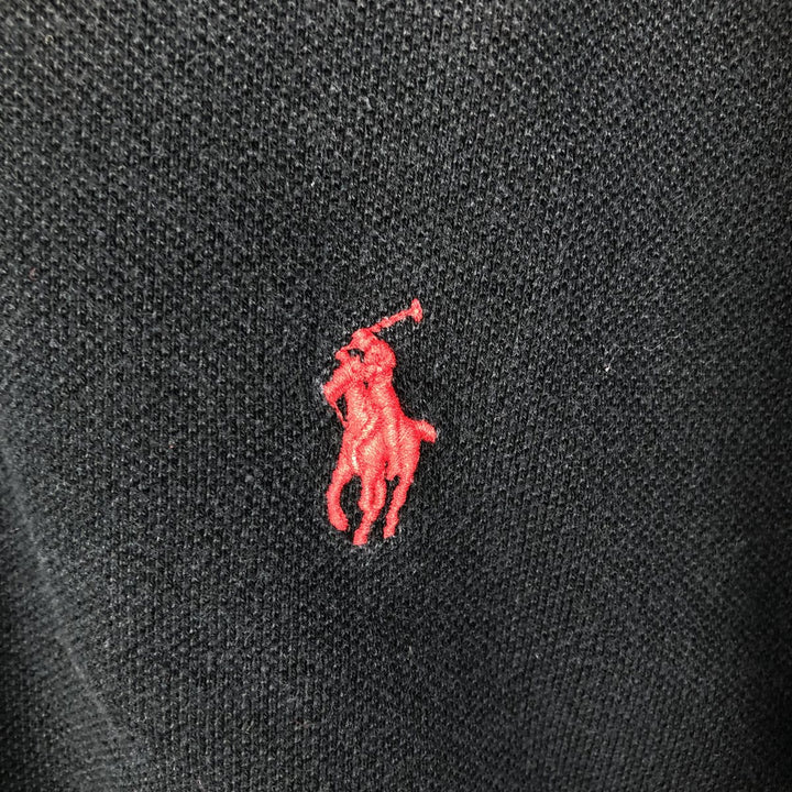 Ralph Lauren POLO by Ralph Lauren short sleeve polo shirt, men's size M cotton black type Vintage Second Hand