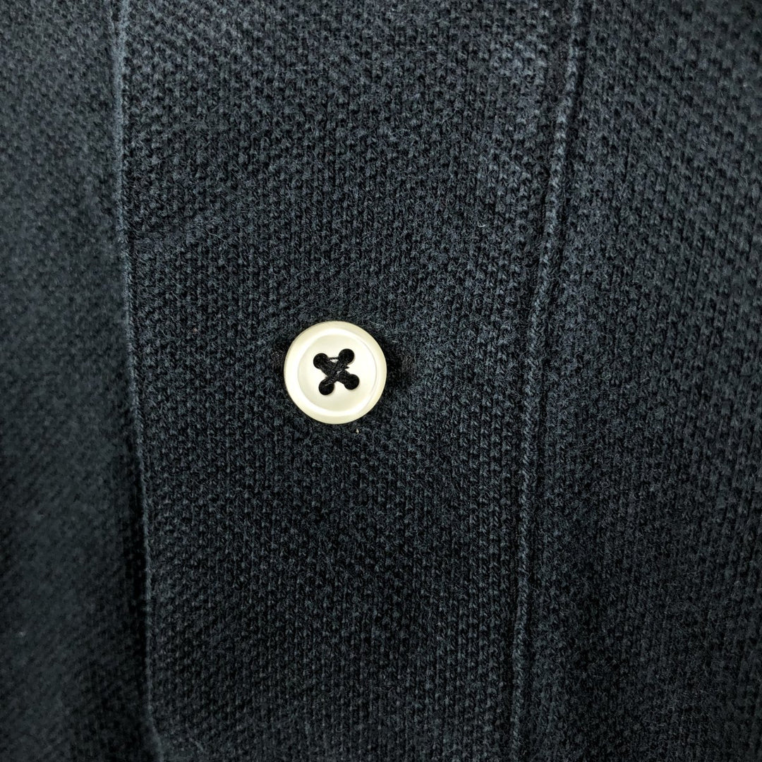 Ralph Lauren POLO by Ralph Lauren short sleeve polo shirt, men's size M cotton black type Vintage Second Hand