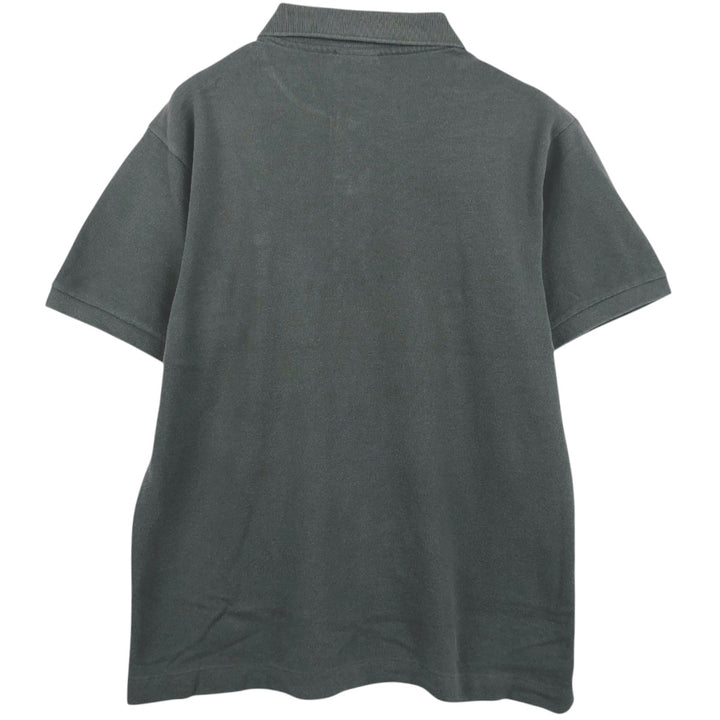 Lacoste LACOSTE French design short sleeve polo shirt size 4, men's M size cotton Charcoal Vintage Second Hand