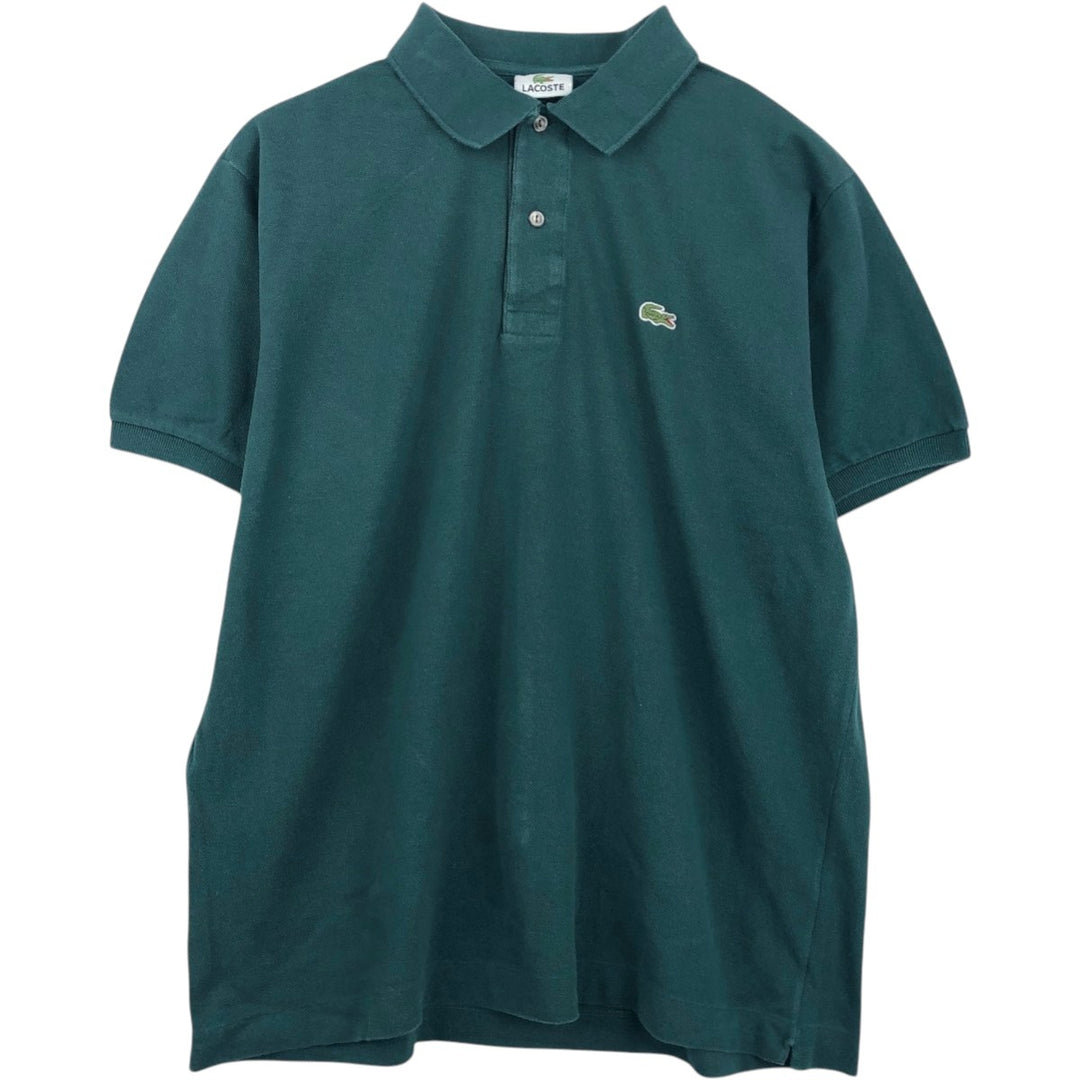 Lacoste LACOSTE Short Sleeve Polo Shirt Size 6 Men's XL cotton green type Vintage Second Hand