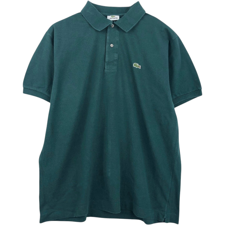 Lacoste LACOSTE Short Sleeve Polo Shirt Size 6 Men's XL cotton green type Vintage Second Hand