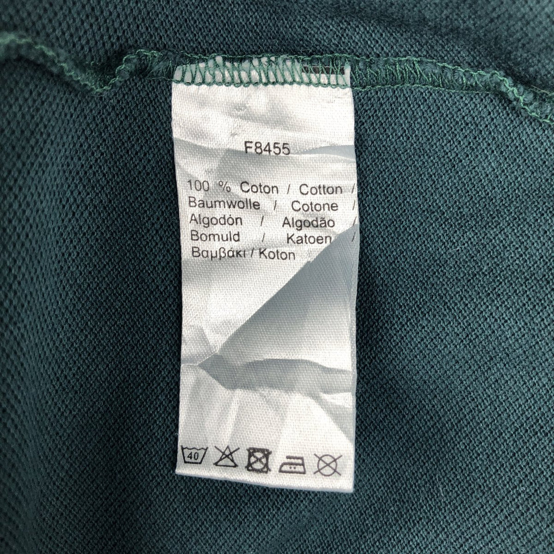 Lacoste LACOSTE Short Sleeve Polo Shirt Size 6 Men's XL cotton green type Vintage Second Hand
