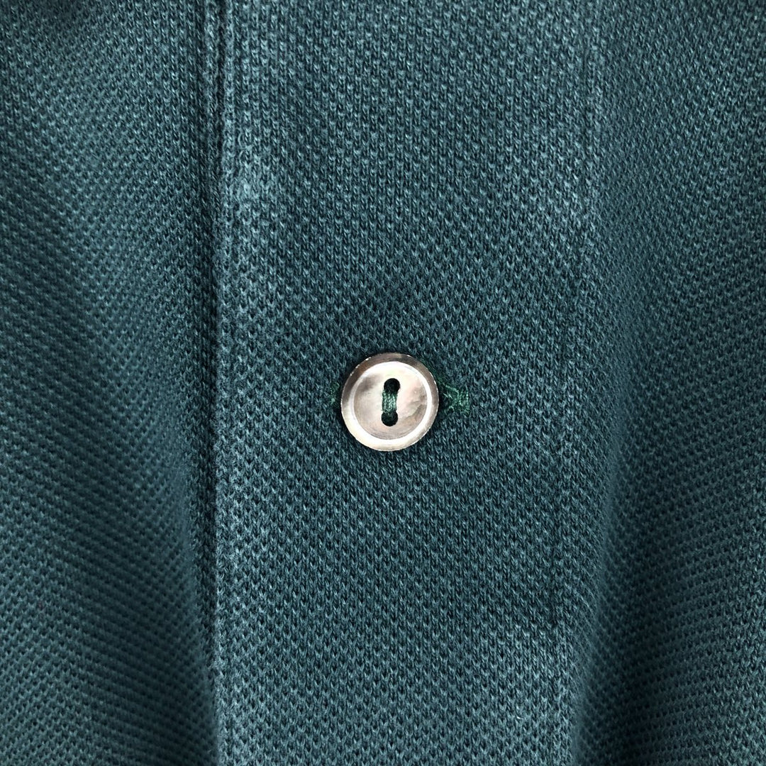Lacoste LACOSTE Short Sleeve Polo Shirt Size 6 Men's XL cotton green type Vintage Second Hand