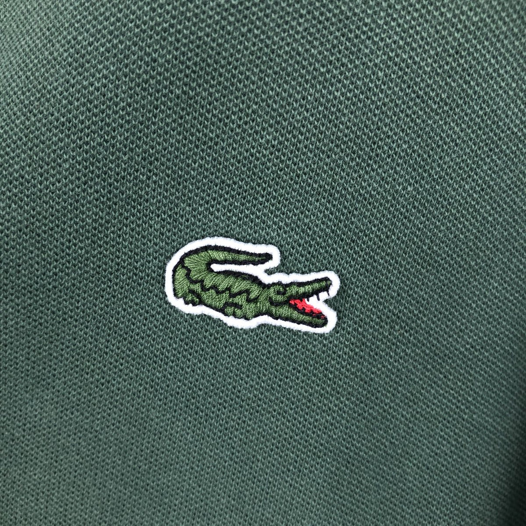 Lacoste Regular Fit Short Sleeve Polo Shirt, Size 5 (Men's L) cotton Khaki type Vintage Second Hand