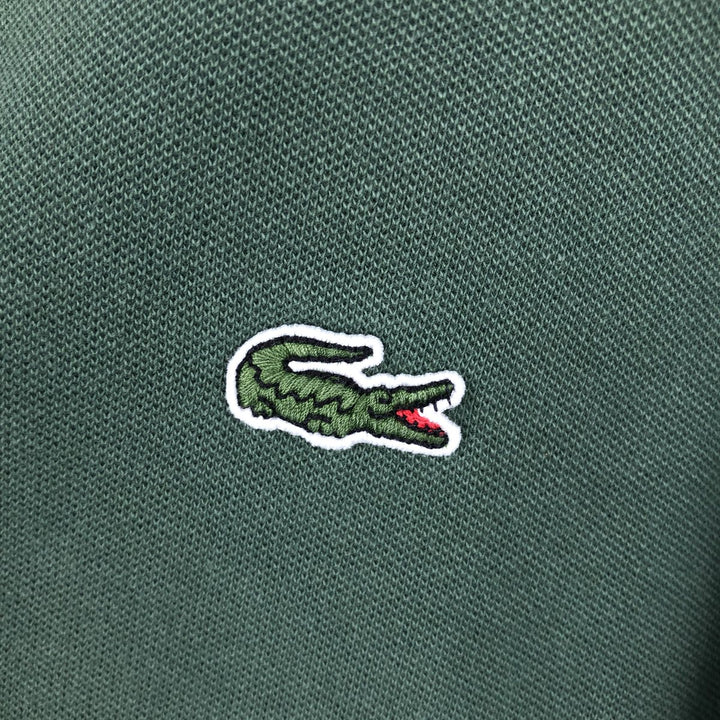 Lacoste Regular Fit Short Sleeve Polo Shirt, Size 5 (Men's L) cotton Khaki type Vintage Second Hand
