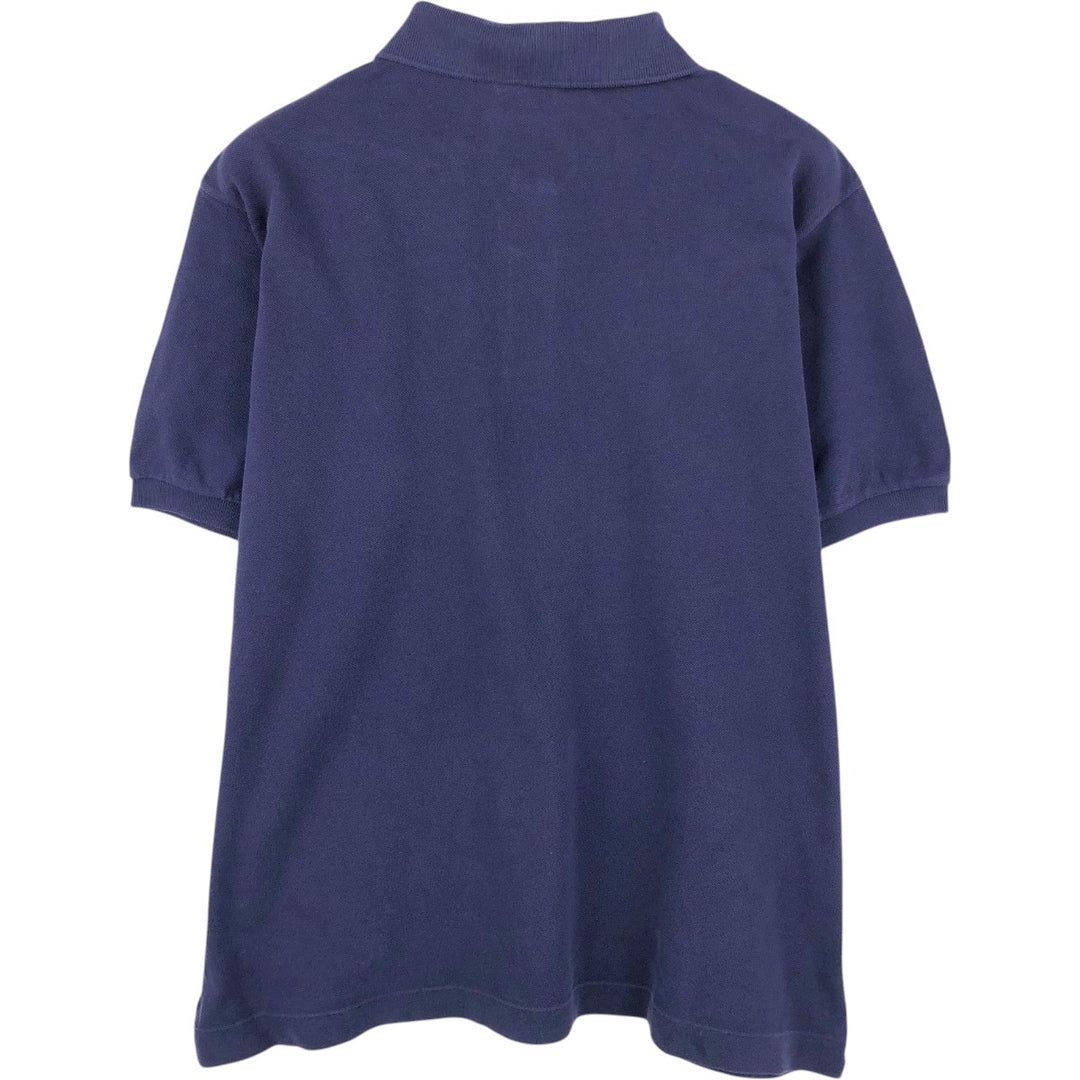 Lacoste LACOSTE Short Sleeve Polo Shirt Size 6 Men's XL cotton navy blue type Vintage Second Hand