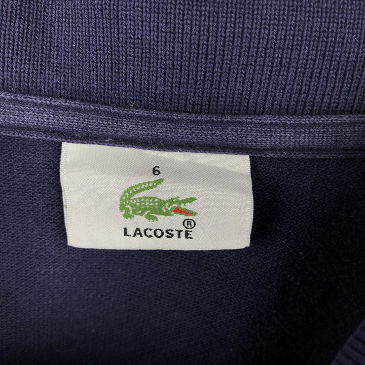 Lacoste LACOSTE Short Sleeve Polo Shirt Size 6 Men's XL cotton navy blue type Vintage Second Hand