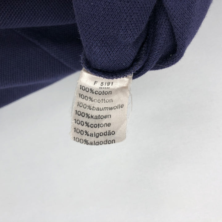 Lacoste LACOSTE Short Sleeve Polo Shirt Size 6 Men's XL cotton navy blue type Vintage Second Hand