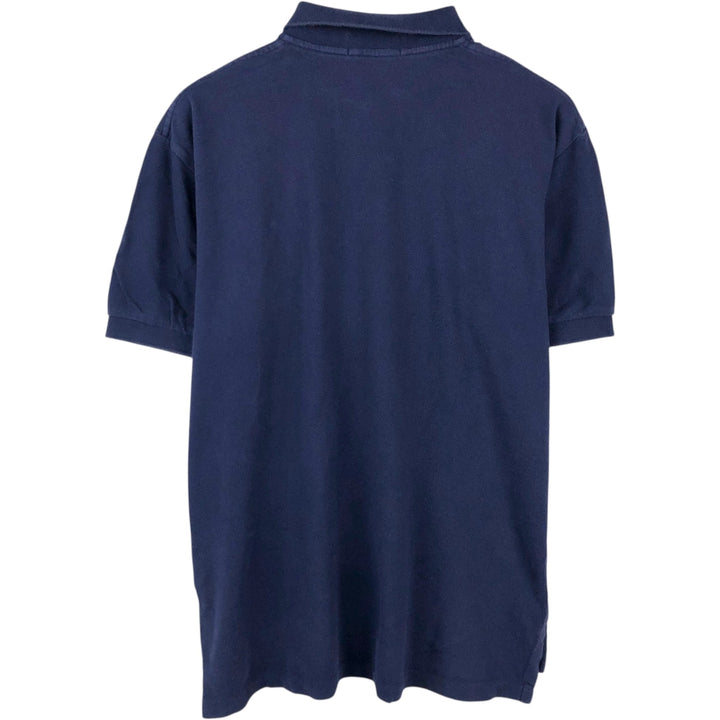 Ralph Lauren POLO by Ralph Lauren short sleeve polo shirt, men's size L cotton navy blue type Vintage Second Hand
