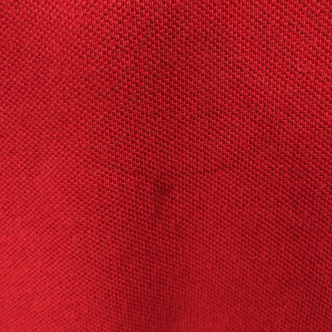 Ralph Lauren POLO by Ralph Lauren short sleeve polo shirt, men's size L cotton red type Vintage Second Hand
