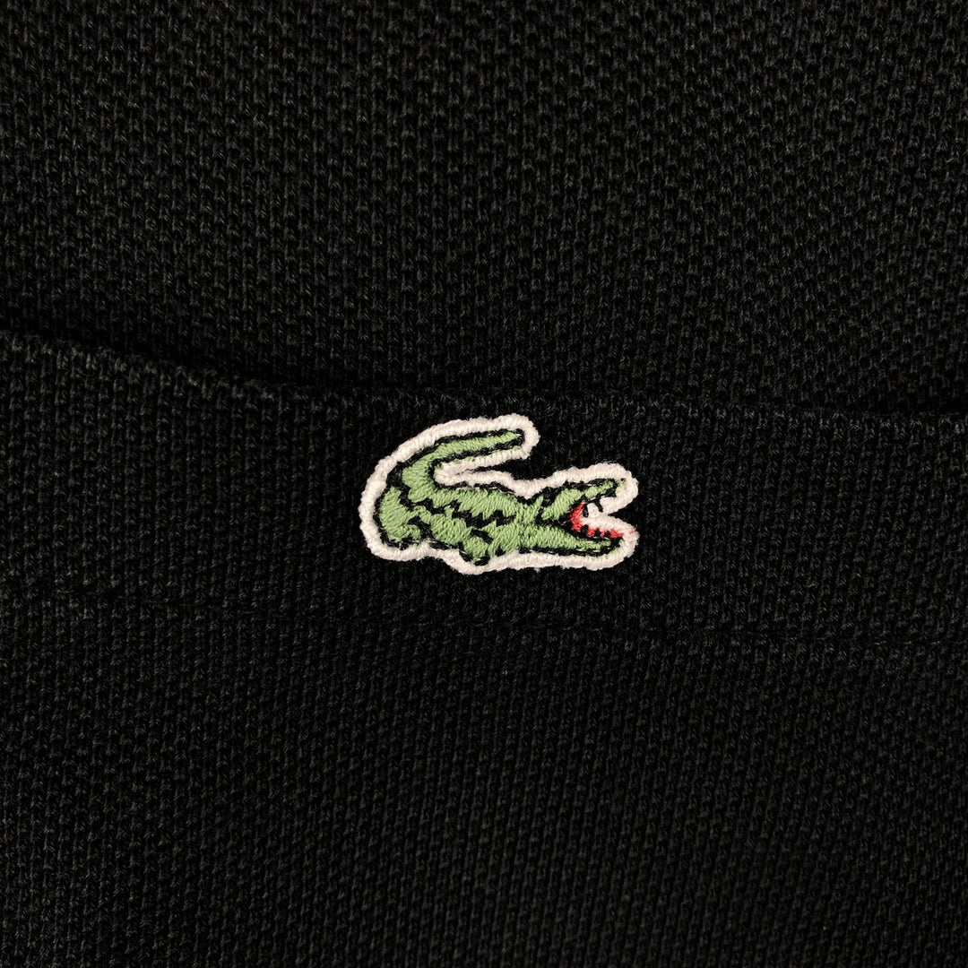 Lacoste LACOSTE Short Sleeve Polo Shirt Size 5 Men's L cotton black type Vintage Second Hand
