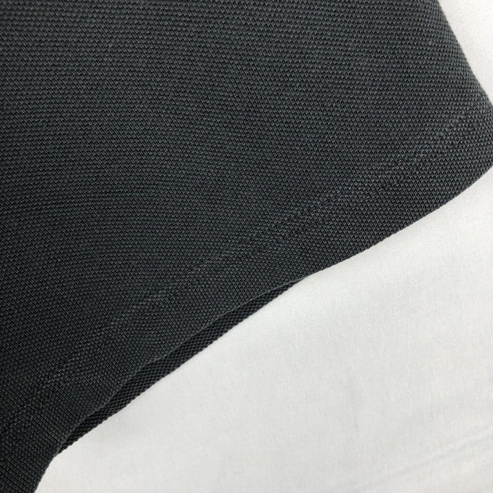 Lacoste LACOSTE Short Sleeve Polo Shirt Size 5 Men's L cotton black type Vintage Second Hand