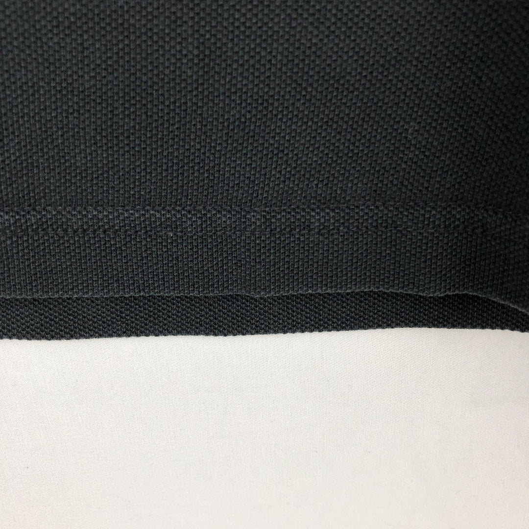 Lacoste LACOSTE Short Sleeve Polo Shirt Size 5 Men's L cotton black type Vintage Second Hand