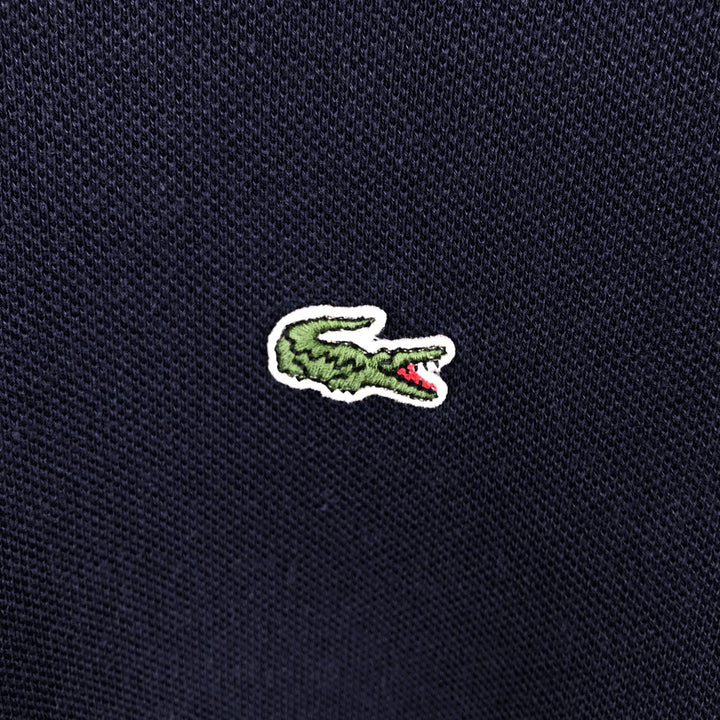 Lacoste LACOSTE French design short sleeve polo shirt No. 7 Men's XXL equivalent cotton navy blue type Vintage Second Hand