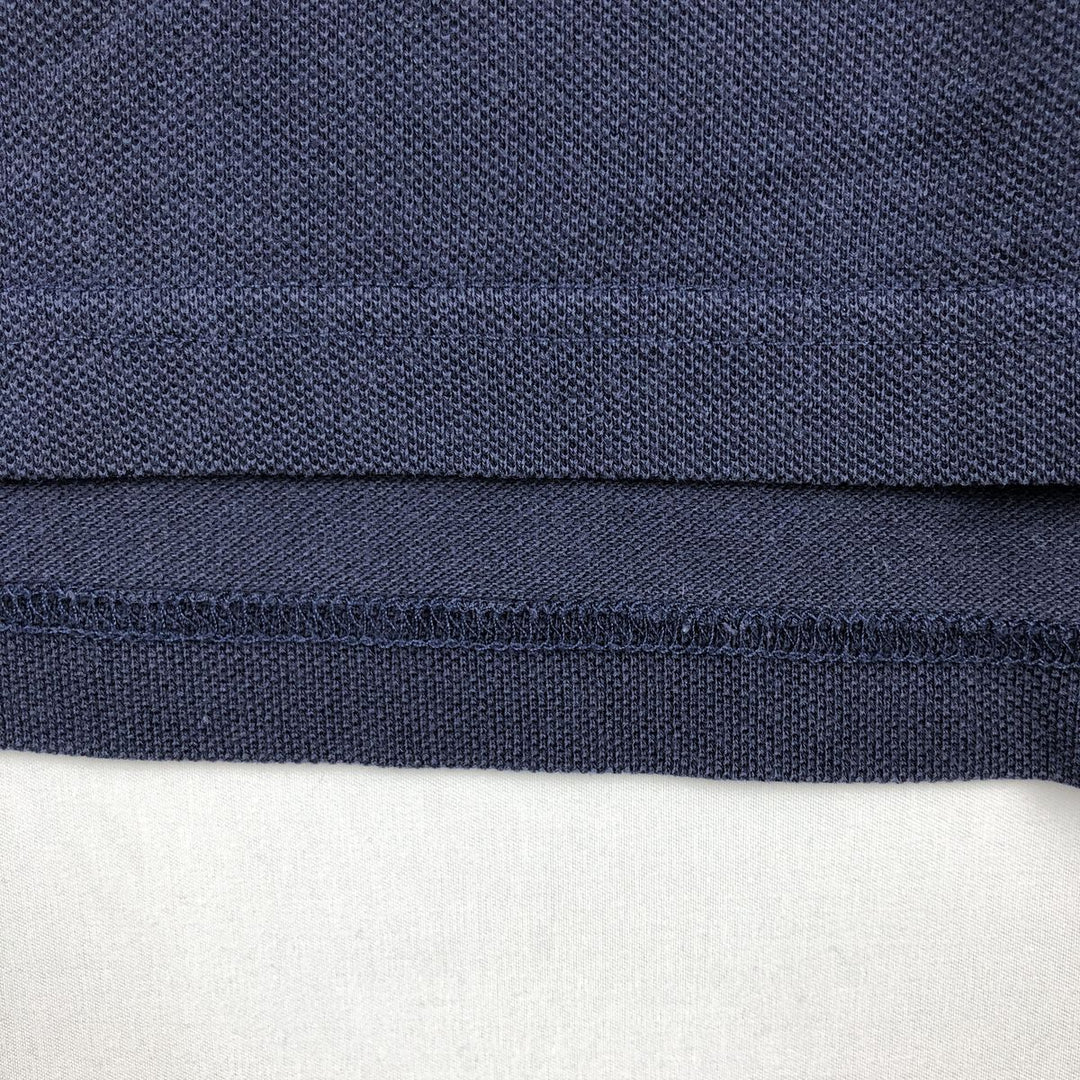 Lacoste LACOSTE French design short sleeve polo shirt No. 7 Men's XXL equivalent cotton navy blue type Vintage Second Hand