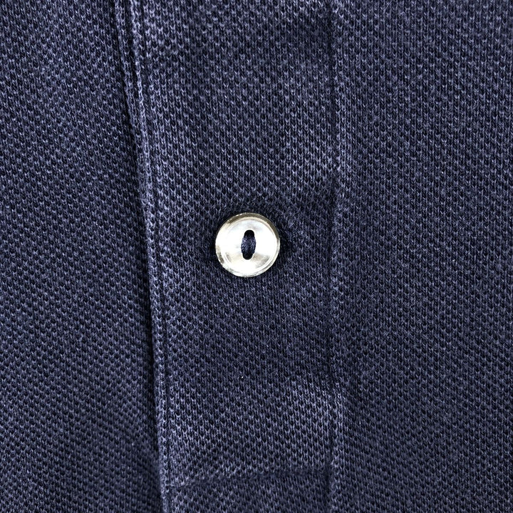 Lacoste LACOSTE French design short sleeve polo shirt No. 7 Men's XXL equivalent cotton navy blue type Vintage Second Hand