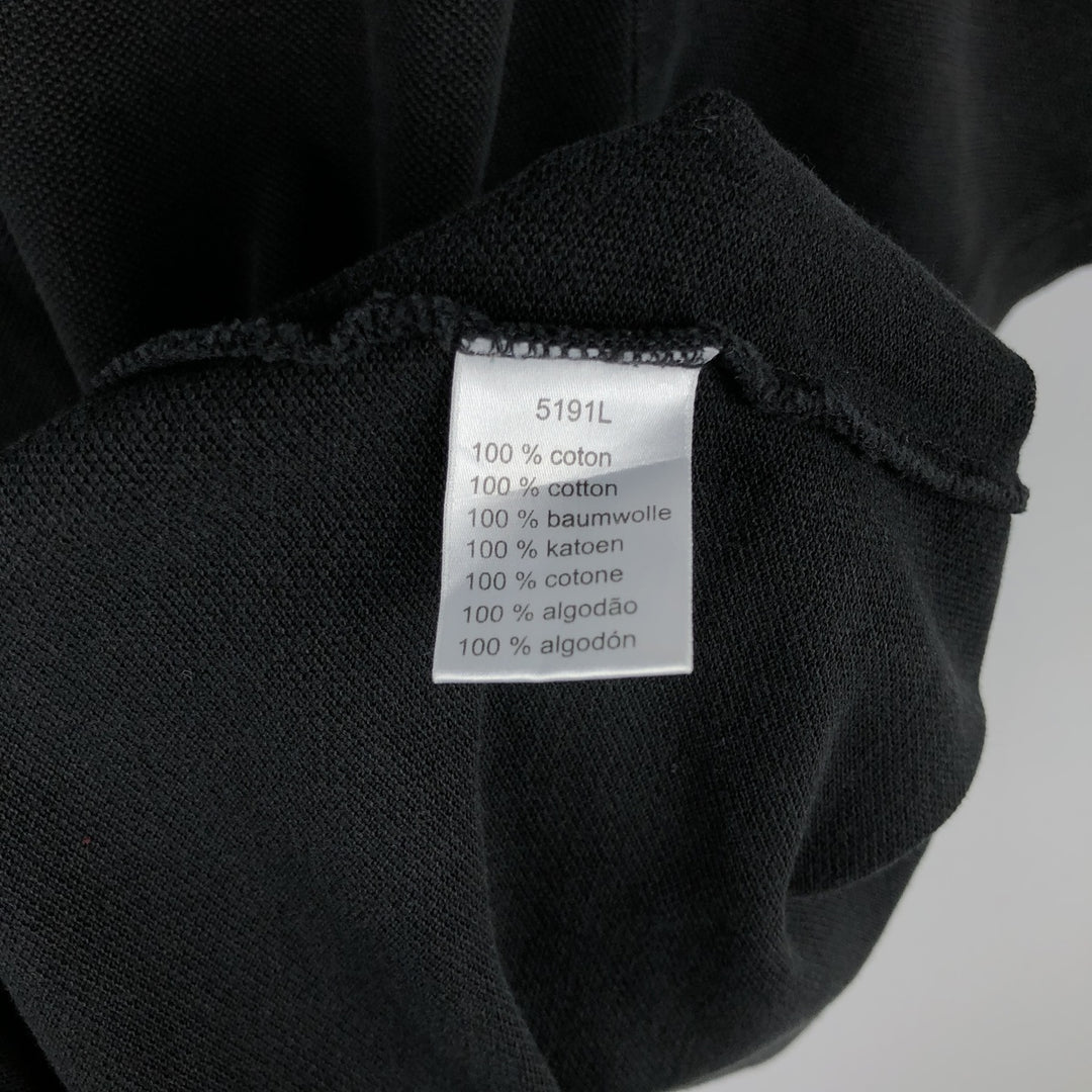 Lacoste LACOSTE French design short sleeve polo shirt size 6 men's XL equivalent cotton black type Vintage Second Hand