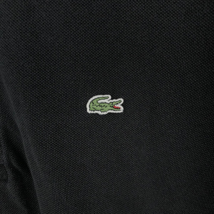 Lacoste LACOSTE French design short sleeve polo shirt size 6 men's XL equivalent cotton black type Vintage Second Hand