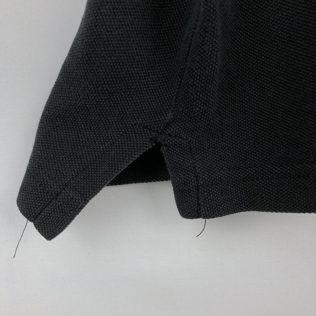 Lacoste LACOSTE French design short sleeve polo shirt size 6 men's XL equivalent cotton black type Vintage Second Hand