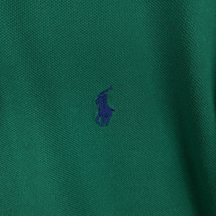 Ralph Lauren POLO by Ralph Lauren short sleeve polo shirt, men's size M cotton green type Vintage Second Hand