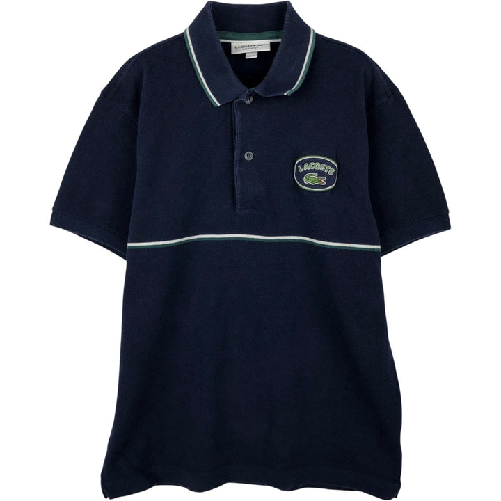Lacoste Classic Fit short-sleeved polo shirt, men's size XS cotton navy blue type Vintage Second Hand