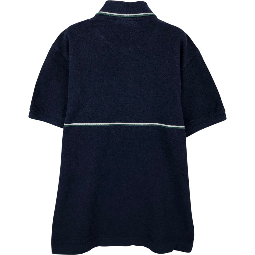 Lacoste Classic Fit short-sleeved polo shirt, men's size XS cotton navy blue type Vintage Second Hand