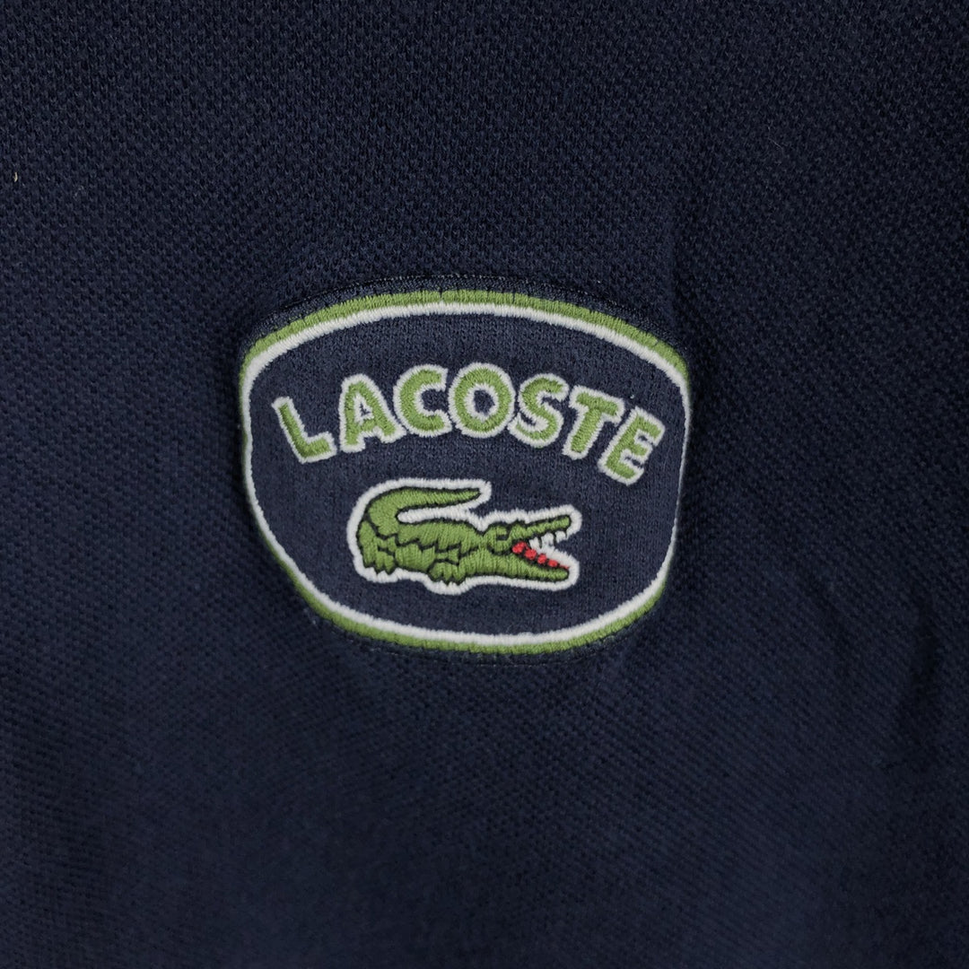 Lacoste Classic Fit short-sleeved polo shirt, men's size XS cotton navy blue type Vintage Second Hand