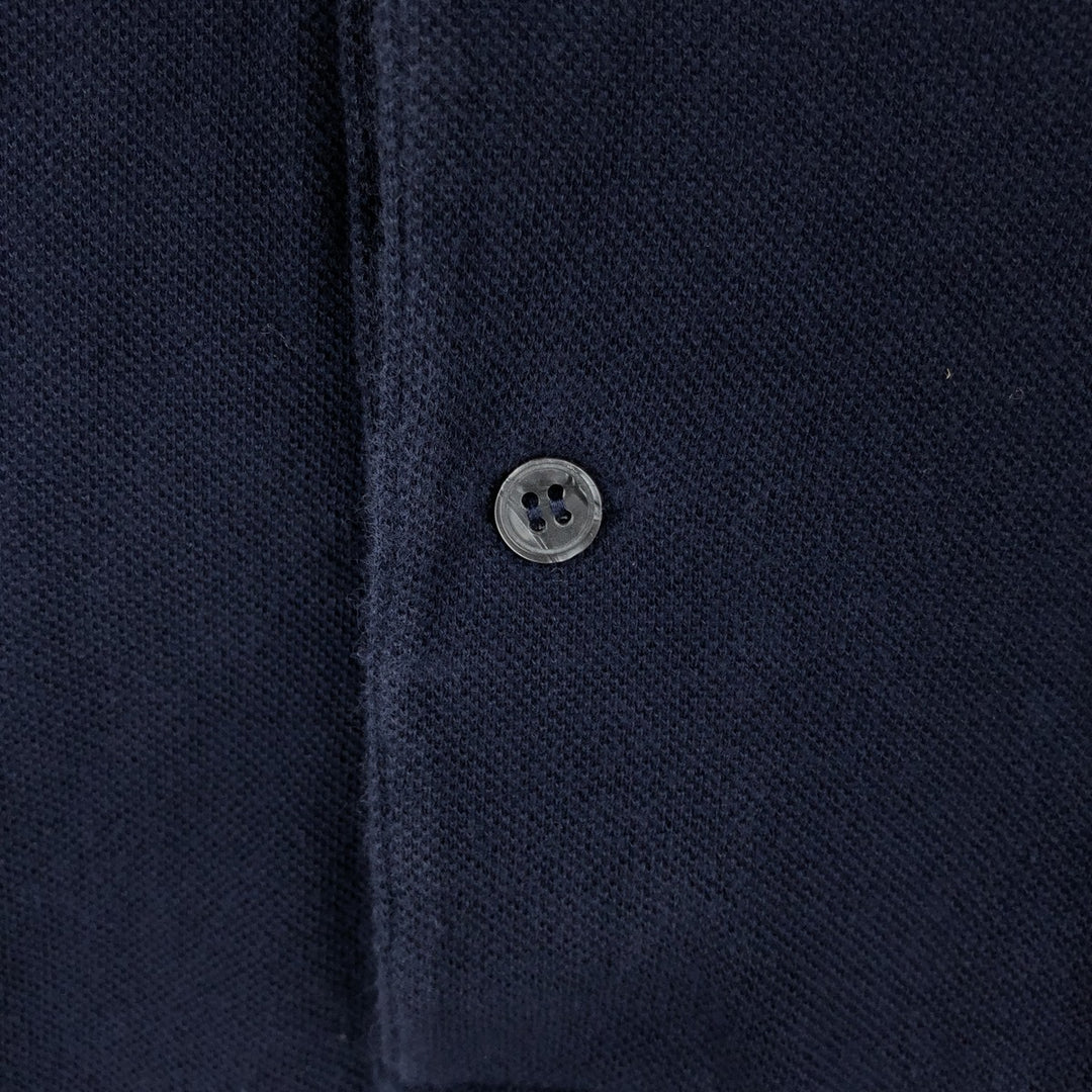 Lacoste Classic Fit short-sleeved polo shirt, men's size XS cotton navy blue type Vintage Second Hand