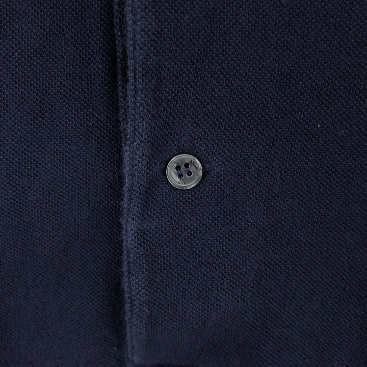 Lacoste Classic Fit short-sleeved polo shirt, men's size XS cotton navy blue type Vintage Second Hand