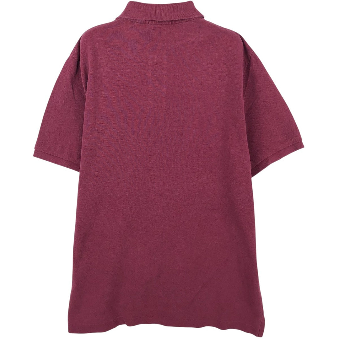 Ralph Lauren POLO RALPH LAUREN CLASSIC FIT short sleeve polo shirt, men's size M cotton red type Vintage Second Hand