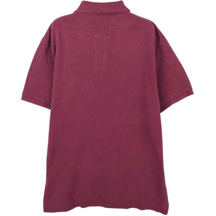 Ralph Lauren POLO RALPH LAUREN CLASSIC FIT short sleeve polo shirt, men's size M cotton red type Vintage Second Hand