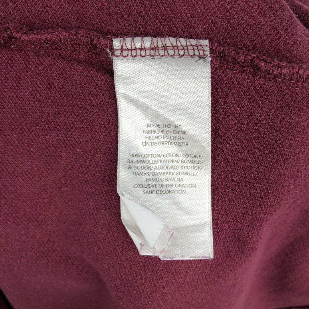 Ralph Lauren POLO RALPH LAUREN CLASSIC FIT short sleeve polo shirt, men's size M cotton red type Vintage Second Hand