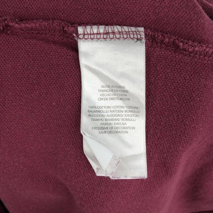 Ralph Lauren POLO RALPH LAUREN CLASSIC FIT short sleeve polo shirt, men's size M cotton red type Vintage Second Hand