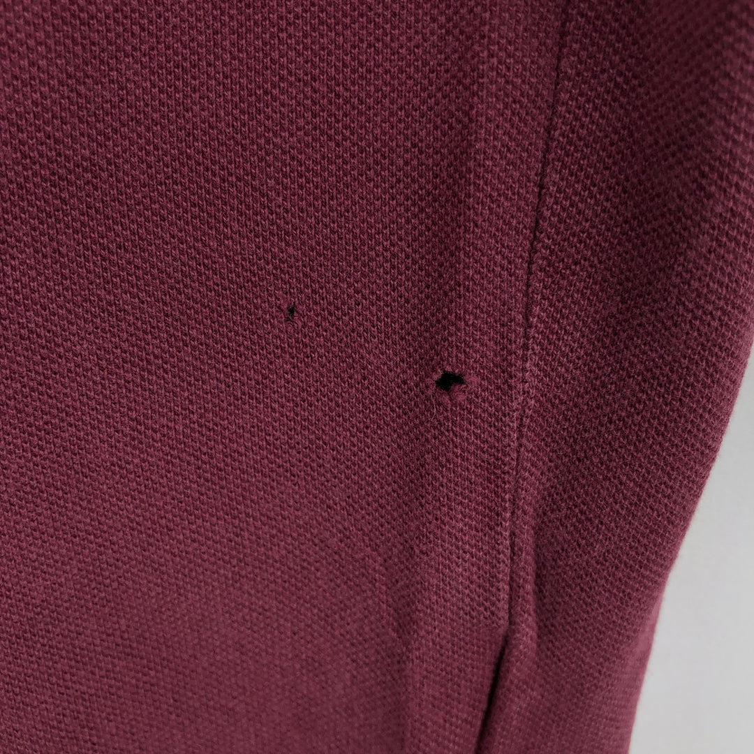 Ralph Lauren POLO RALPH LAUREN CLASSIC FIT short sleeve polo shirt, men's size M cotton red type Vintage Second Hand