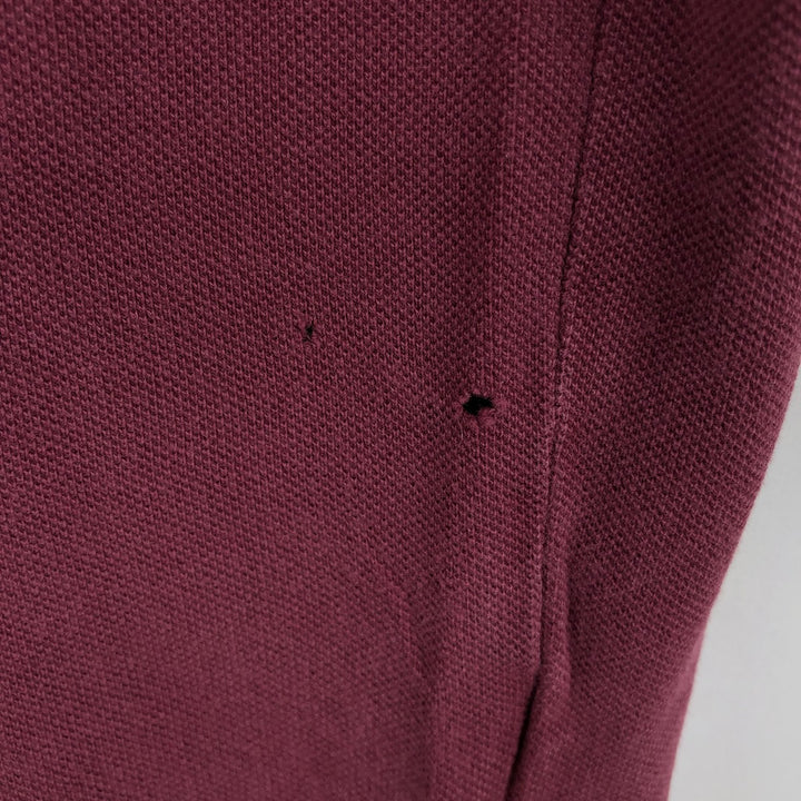 Ralph Lauren POLO RALPH LAUREN CLASSIC FIT short sleeve polo shirt, men's size M cotton red type Vintage Second Hand