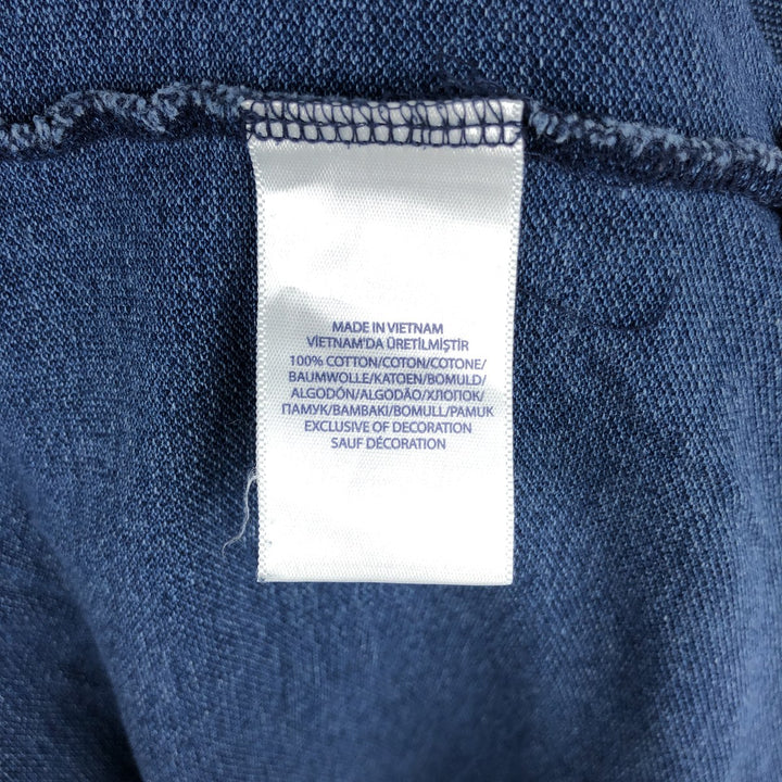 Ralph Lauren POLO RALPH LAUREN CUSTOM FIT short sleeve polo shirt men's XL equivalent cotton navy blue type Vintage Second Hand