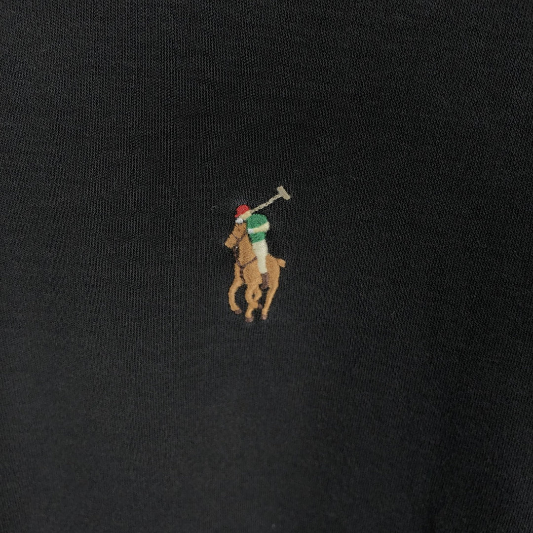 Ralph Lauren POLO RALPH LAUREN SLIM FIT Short-Sleeve Polo Shirt, Men's Size XXL (approx.) cotton black type Vintage Second Hand