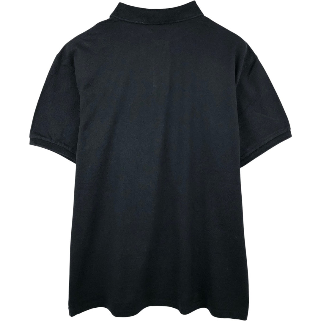 Ralph Lauren POLO RALPH LAUREN SLIM FIT Short-Sleeve Polo Shirt, Men's Size XXL (approx.) cotton black type Vintage Second Hand