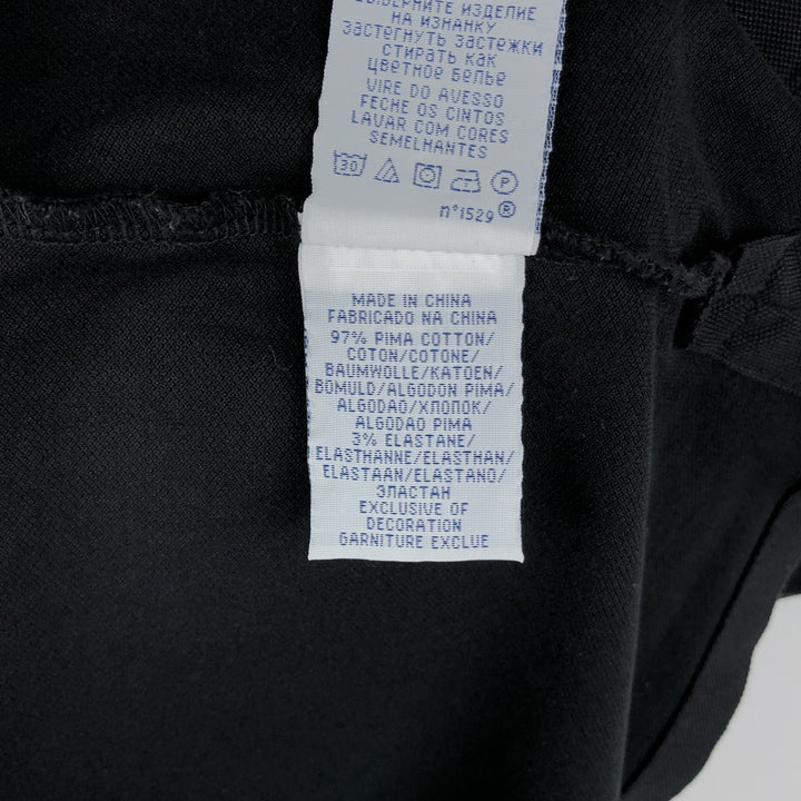Ralph Lauren POLO RALPH LAUREN SLIM FIT Short-Sleeve Polo Shirt, Men's Size XXL (approx.) cotton black type Vintage Second Hand