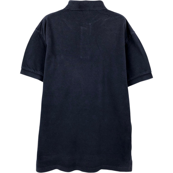 Ralph Lauren POLO RALPH LAUREN short-sleeved polo shirt, men's size S cotton black type Vintage Second Hand