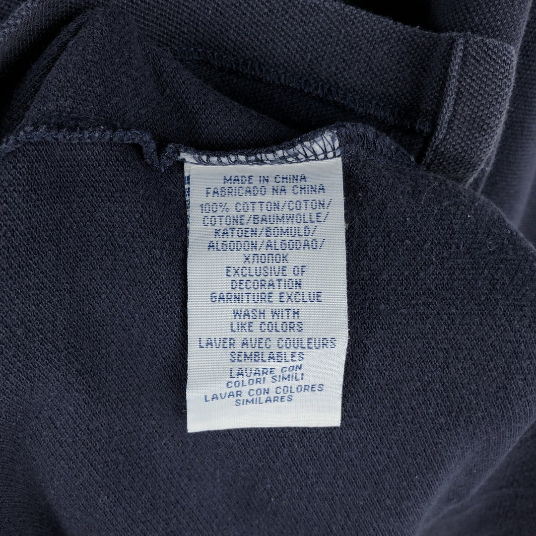 Ralph Lauren POLO RALPH LAUREN short-sleeved polo shirt, men's size S cotton black type Vintage Second Hand