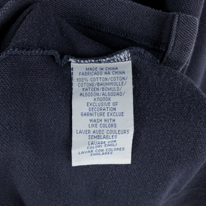 Ralph Lauren POLO RALPH LAUREN short-sleeved polo shirt, men's size S cotton black type Vintage Second Hand